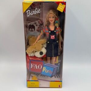 Mattel FAO Schwarz Special Edition FAO Fun Barbie Doll 1999 Patrick the Pup